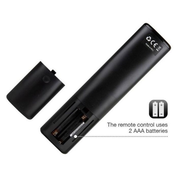 Télécommande universelle - Ewent - IN-TISA-AISATV0284 - Compatible LG/Samsung/Sony - Fonction Smart TV - Noir