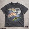Three Cuttlefish Moon Shirt, Cephalopod Ocean Animal Tshirt, Marine Biology Gift, Sea Life Lover Tee, Nautical Nature Graphic Shirt