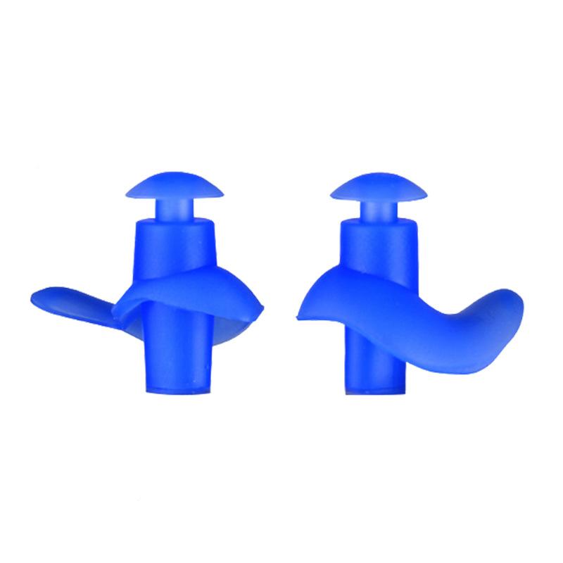 Silicone Earplug Sleep Noise Ear Plug Canceling Noise Portable Waterproof Swim Bath Earplugs with Box Swimming Accessories