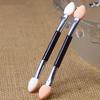 Lidschatten-Applikatoren, Lidschattenpinsel-Schwamm-Applikator, 24 Stück, wiederverwendbarer Lidschattenpinsel, Lidschatten-Schwammpinsel, Augen-Make-up-Applikatoren