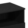 Nightstand Set of 2 Black Oak Effect 40 x 35 x 65 cm