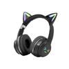 Farbverlauf Katzenohren Bluetooth Over-Ear Kabellose Gaming-Kopfhörer