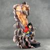 One Piece Three Stop Big Fist Luffy Wcf Scene Nica Luffy Gk Handheld Model Ornament