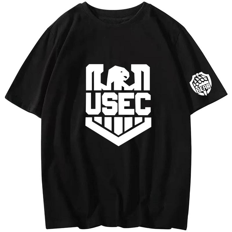 2026 Escape From Tarkov Bold Graphic T-Shirt Unisex Eye-Catching Pattern Cotton Crew Neck Trendy Gaming Streetwear Statement Casual