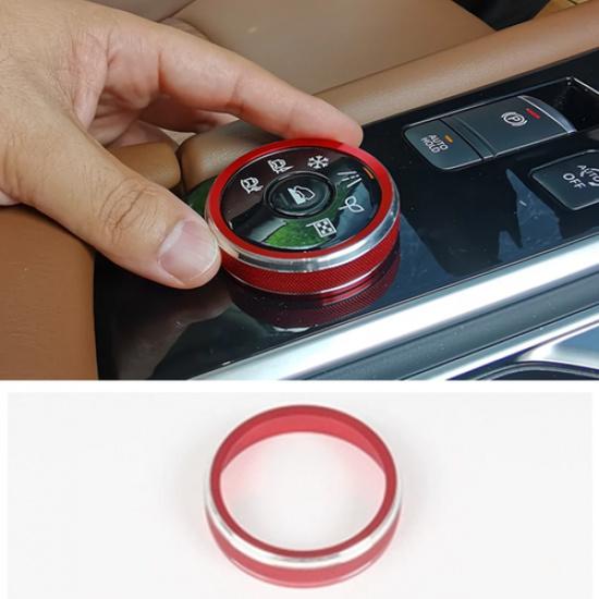 Red Aluminum DRIVE MODE Adjust Knob Cover For NISSAN PATHFINDER -2024