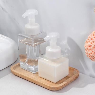 250ml/450ml Neprepustná opakovane plniteľná fľaša s pumpičkou Vytvára bohatú penu Štvorcový penivý dávkovač Plastový penivý dávkovač mydla