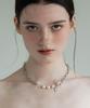 Pearly More Bold Pearl Clip Chain Necklace