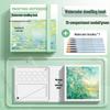 Moyu Watercolor & Acrylic Travel Sketching Set: Portable Palette, Drawing Board, and Book for Painting and Sketching.