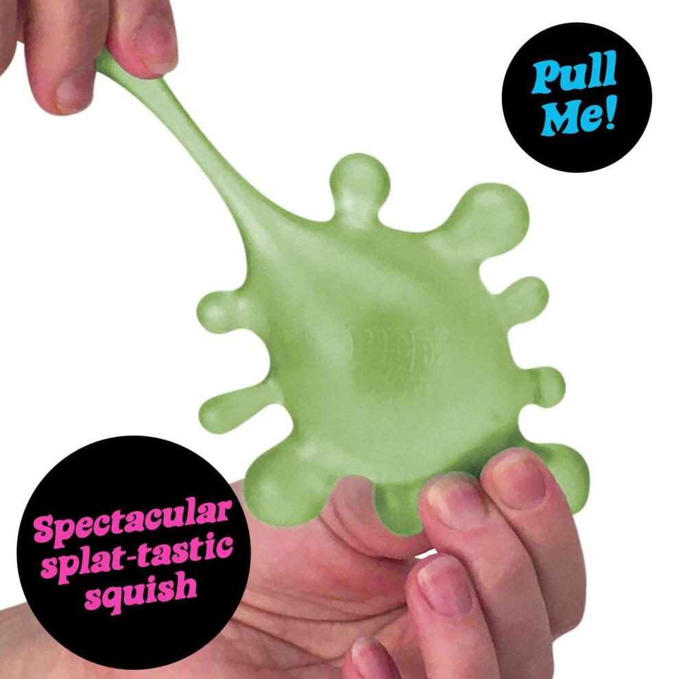 NeeDoh Sploot Splat - Squishy Fidget Toy For Kids, Nee Doh Stress Balls, Sensory Fidgets, Squidgy Toys For Anxiety Relief, Safe & Non-Toxic, Age 3 Ye