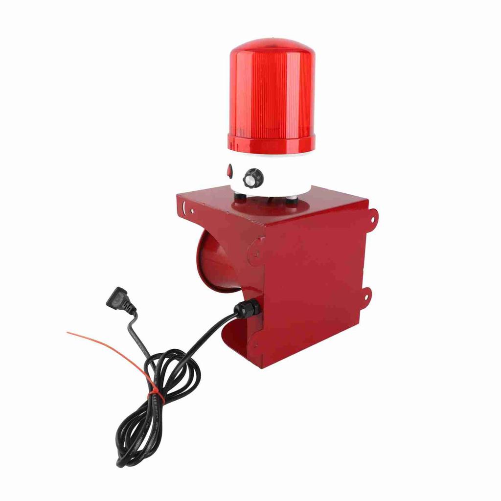Industrial Sound Light Alarm 120dB High Power Alarm Siren with Bright Light for School Bank Factory