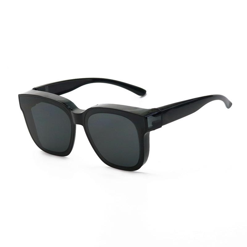 Conjunto de Miopia, Um Espelho, Óculos de Sol Clip On Dupla Finalidade, Pesca Anti-Ultravioleta Masculina, Óculos de Sol Especiais para Dirigir, Feminino