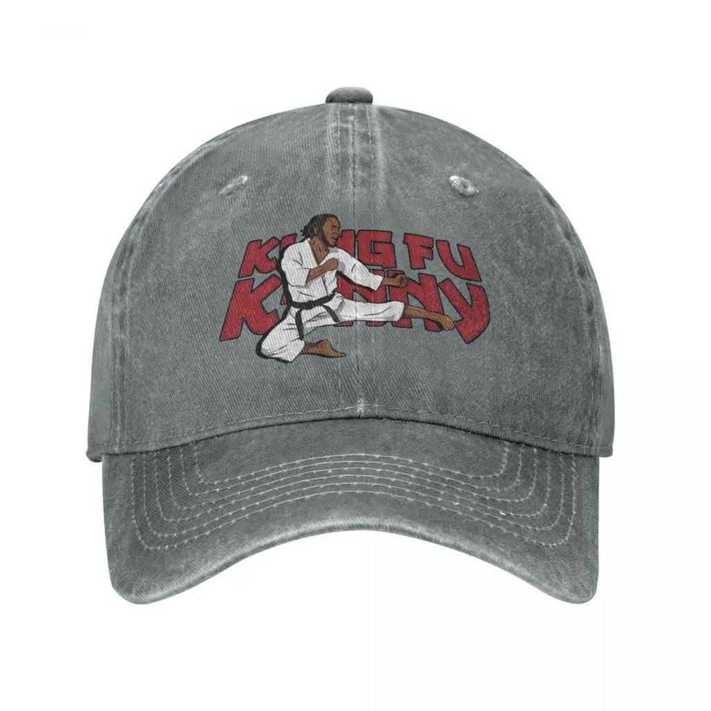 Kendrick Lamar Kung Fu Kenny Washed Denim Baseball Cap Snapback Cowboy Hat Men Women Cap Casquette Gorras