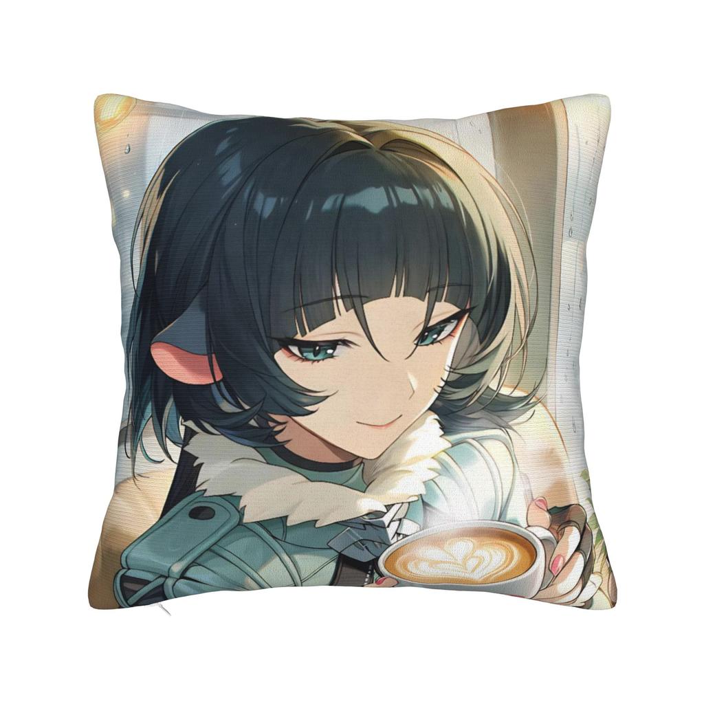 Decorative Pillow Covers Zenless Zone Zero Stuff Seater Throw Pillow Case Cover Square Multiple Sizes