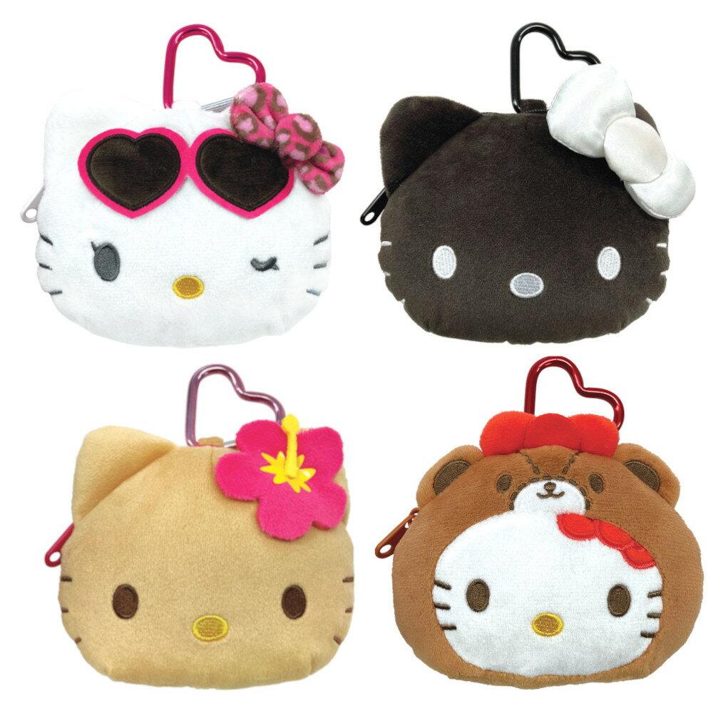 Sanrio carabiner plush zipper Hello Kitty goods pouch sunburn Tiny Chum earphone cute wireless mini