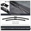 Frameless Wiper Strips for Dongfeng Fengxing T5EVO - Front & Rear Rubber Accessories