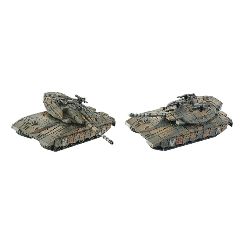 1 Set Diy Assembly Military Gift 1/72 Scale Merkava Main Battle Tank Plastic Model Kit For Christmas Creative Presents