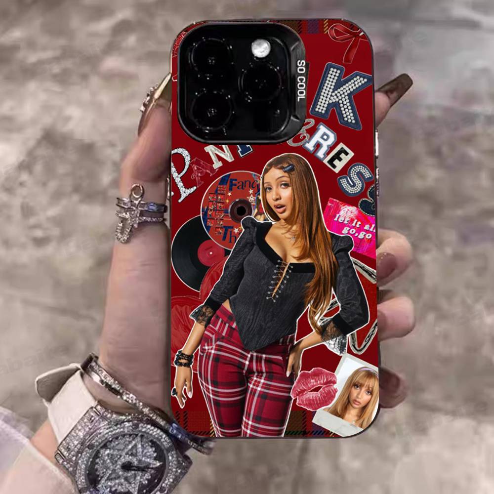 Singer Pinkpantheress Phone Case For IPhone 17 16 Plus Pro Max 15 14 13 12 11 Matte Colorful Covers