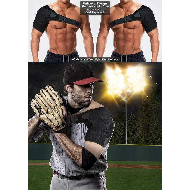 Adjustable Shoulder Support Brace With Pressure Pad For Men Women Relief Torn Rotator Cuff Tendonitis Dislocation