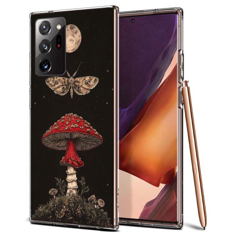 Colorful Mushroom Phone Case for Samsung A55 A35 A25 A15 A07 A05S A16 A17 A26 A36 A37 A56 A57 Galaxy Note 20 10 A50S A71 A51 A31