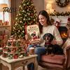 Calendrier Compte à Rebours Saisonnier 2026 Noël Teckel Calendrier de l'Avent, Ensemble d'Ornements Collectionnables 3D Cadeau d'Anniversaire pour Enfants avec 24 Mini Figurines de Chiens,
