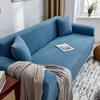 Sofa Cover Fully Wrapped Solid Color Elastic Sofa Cushion Thick Corn Fleece Four Seasons Universal Living Room Corner Cushion for Home