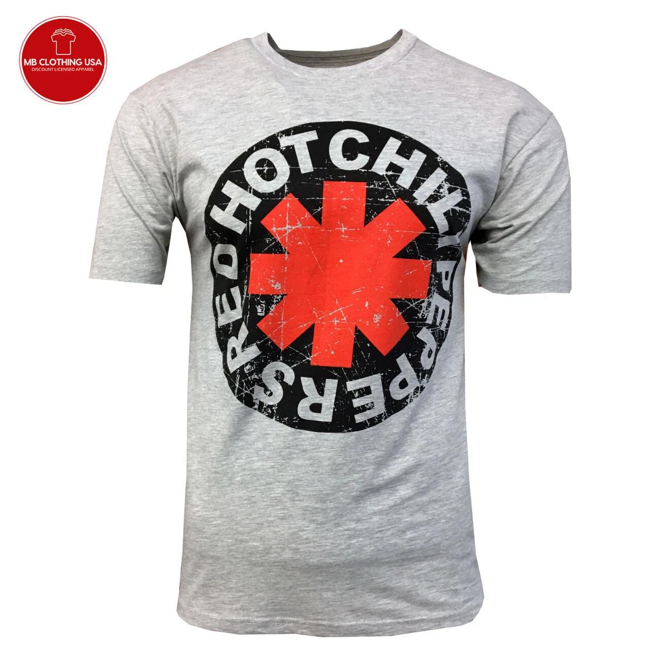 RED HOT CHILI PEPPERS T-shirt -RHCP - Vintage -Lollapalooza Gray w/ Black Logo 3XL