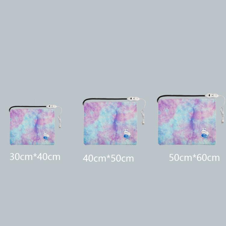 Winter Pet Heating Pad with Furry Cover Cat, Dog, and Reptile Constant Temperature Electric Blanket Waterproof 3-level Adjustment