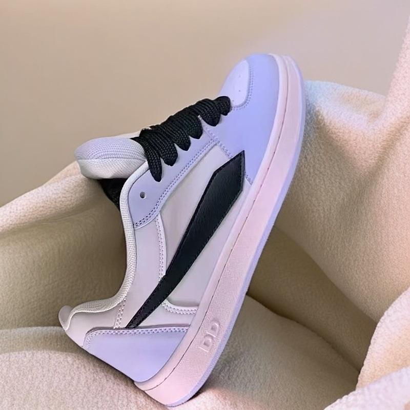 

2025 весна и осень новые высокоценные туфли на хлебной подошве фиолетовые туфли на платформе, увеличивающие рост, повседневная обувь для пар, женская обувь 40