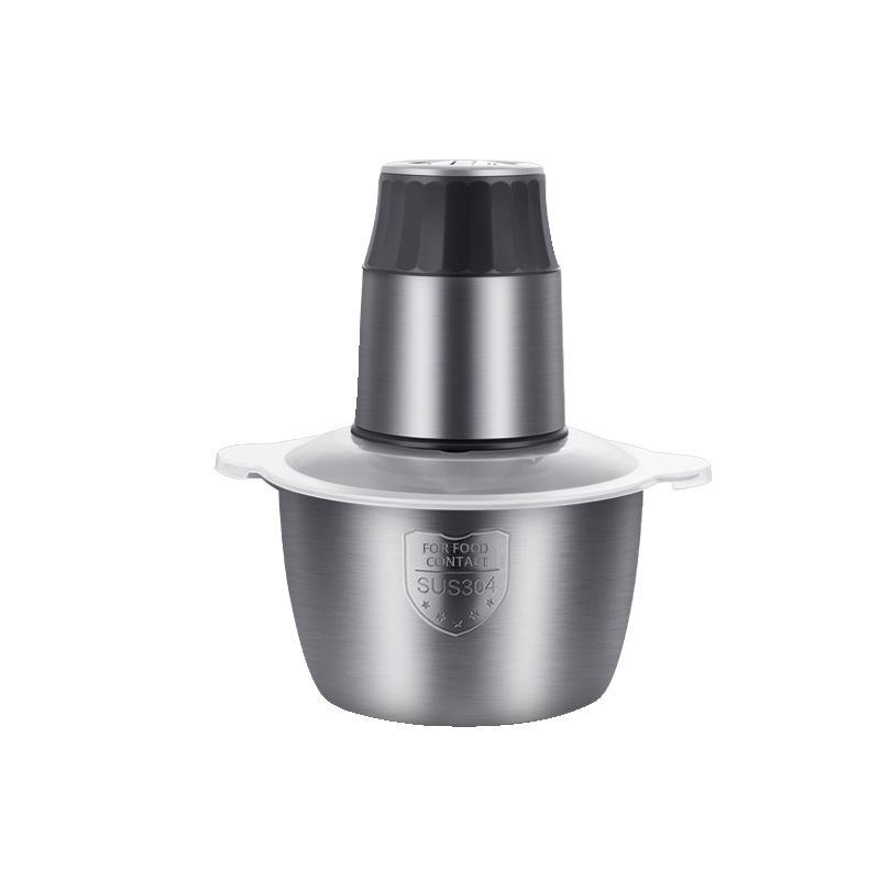 Stainless Steel Electric Meat Grinder & Vegetable Chopper - Multifunctional Household Food Processor