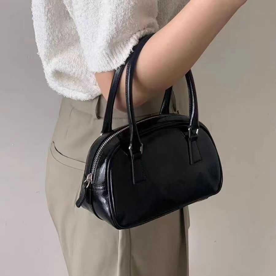 Design Umhängetasche 2024 Tasche Retro Frühling und Herbst Bowling Neu Diagonale Cross Vielseitig Tragbar Kleine Quadratische Tasche