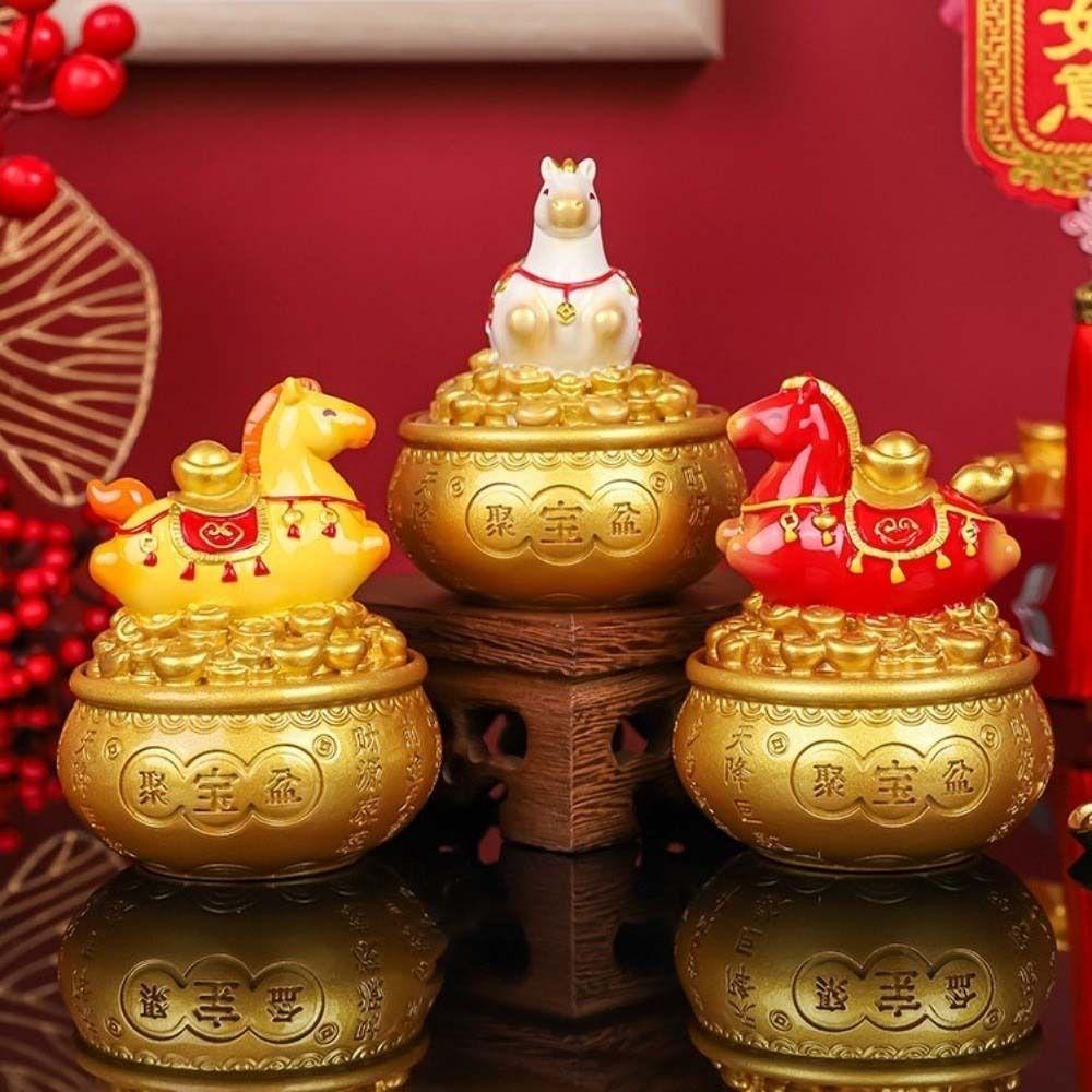 Resin Zodiac Horse Figurines Table Decoration Horse Figures Ornament Housewarming Gift