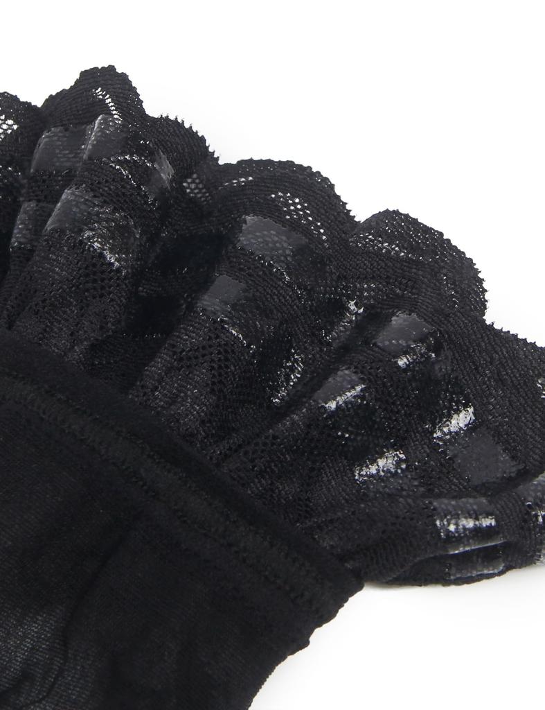 Garter Plus Gorgeous Lace Floral Stockings with Silicone Durable and Thin [ohyeah] Stockings, Tights, Size, Non-Slip, Over-the-Knee Stockings, Cute,