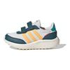 Adidas Comfortable Versatile Durable Low-Top Casual Shoes Kids Sneakers Green Yellow IE8834