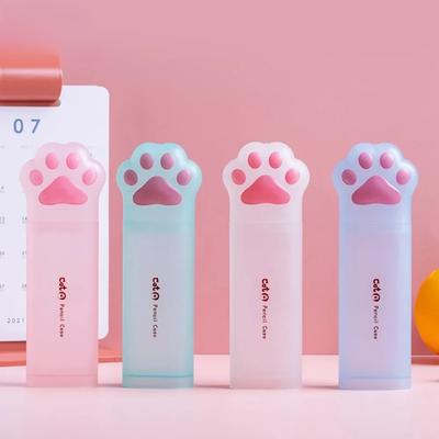 Pan. Papírová kočičí tlapka Tvar roztomilé penálky Studentská velkokapacitní krabička na tužky Kawaii školní potřeby 4 styly