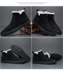 Winter Shoes for Men Leather Boots Warm Plush Leather Casual Shoes Outdoor Snow Boots