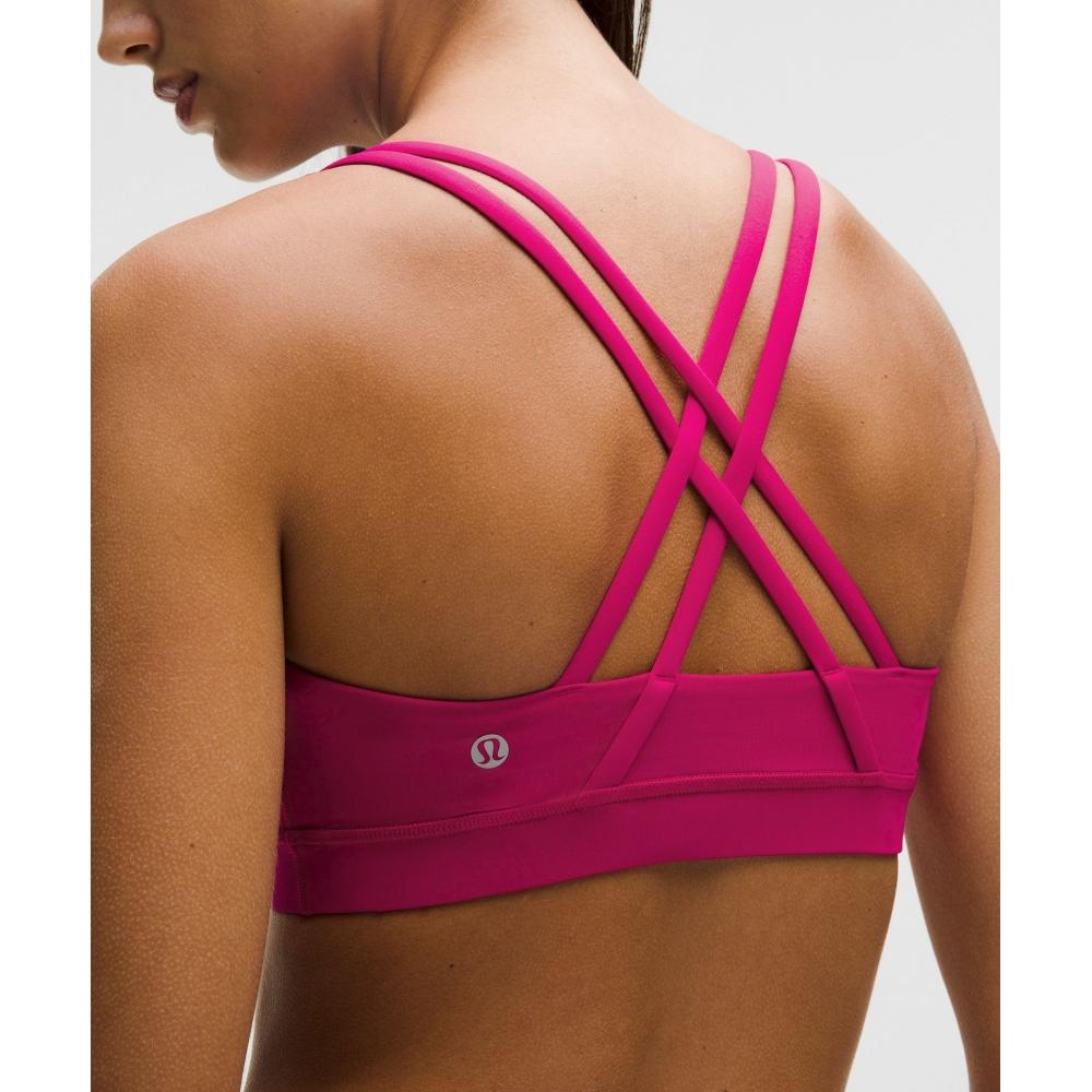 Lululemon Energy Bra  MeDium Support  B D Cups Calypso Pink