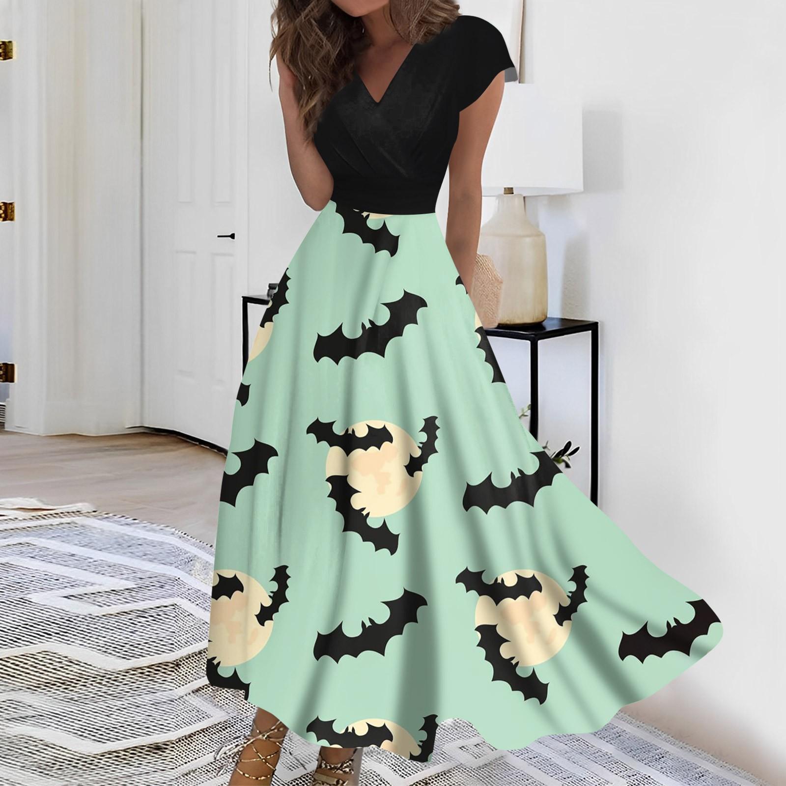 Женское длинное платье Платье макси Повседневное платье Повседневное платье с короткими — фото 10