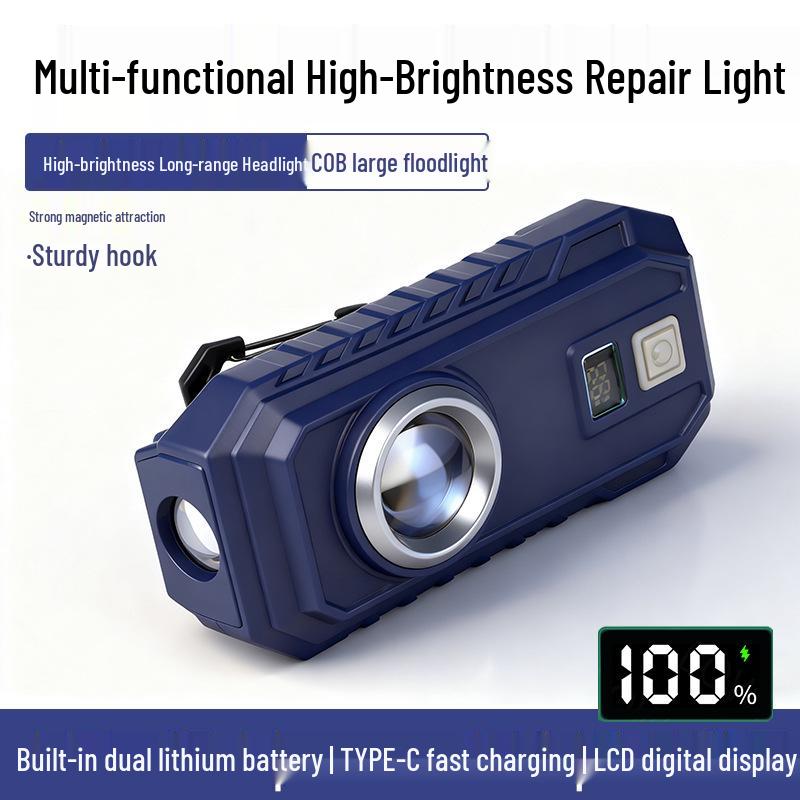 Rechargeable Ultra-Bright Magnetic LED Work Light with Digital Display