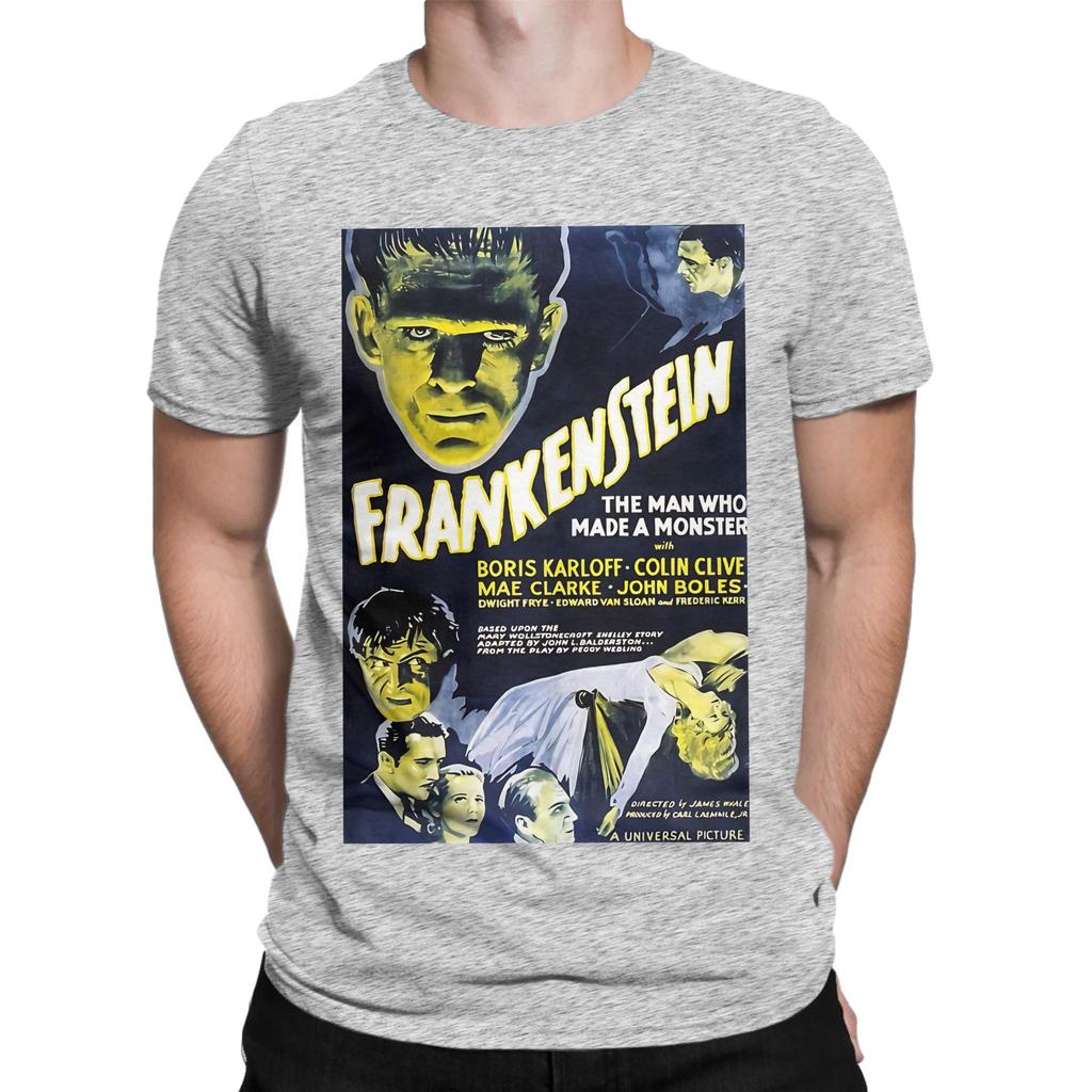 Frankenstien Novelty 100 Cotton TShirt Frankenstein Tops Tees For Unisex