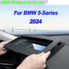 For 2024 BMW 5-Series G60 Car Hud Display Protective Cover HD Tempered Glass Anti Reflection Head Up Screen Protector Interior
