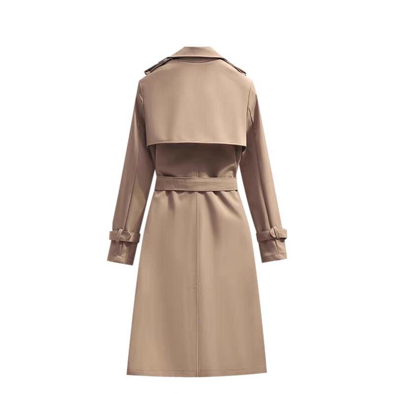 Frühling/Herbst 2025 Damen Koreanischer Stil Mittellange Lässige Windbreakerjacke