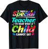 It Takes A Special Teacher Autism Awareness Graphic Tee Comfortable Cotton Short Sleeve T-Shirt for Educators