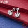 Xiaomi 925 Sterling Silver Moissanite Stud Earring D Color 0.1-2CT With GRA Diamond Test For Women Wedding Party Jewelry