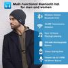 Bluetooth Beanie Mütze Kopfhörer Musik Mütze M5 Winter Drahtlose Kopfhörer Kappe USB Aufladbare Headset Mit Mikrofon Sport Für IPhone Xiaomi Samsung Telefon