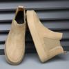 Fashion Ankle Boot New Arrival Men's Chelsea Suede Leather High Tops Shoes Male Walking Sneakers Footwear Zapatos Hombre