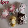 K-Pop Cute Plush Bear Duck Keychain Baekhyun Xiumin Kai Sehun Soft Stuffed Toy Pendant Keyring For Backpack