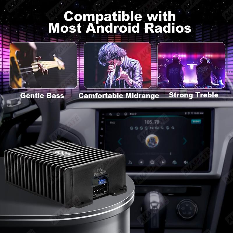 DPS Car Amplifier for Android System Car Radio Non Destructive Modification Speaker Enhance Sound Car Audio Processor 4 Channel