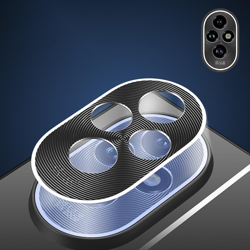 Pro Honor 200 5G Pouzdro PC+TPU Nárazuvzdorný Kryt na Telefon s Kovovým Krytem Objektivu