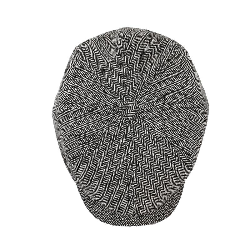 Unisex Casual Newsboy Hat for Travel, Shopping & Vacation - Retro Beret for Spring, Autumn & Winter