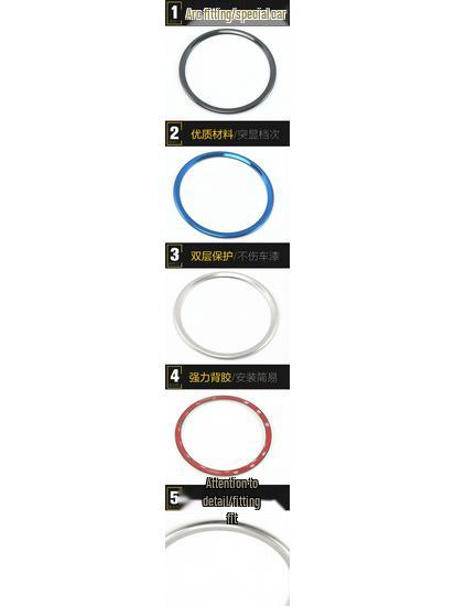 Stainless Steel K3 Steering Wheel & Dashboard Decorative Stickers: Suitable for 2019 K3 Models